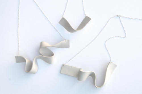 squiggle necklaces